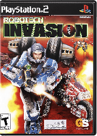 Robotech Invasion PAL Playstation 2  box art